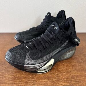 Nike Air Zoom Alphafly 3 Next% Black Olive Aura Shoes HV6350-001 Men's Size 6